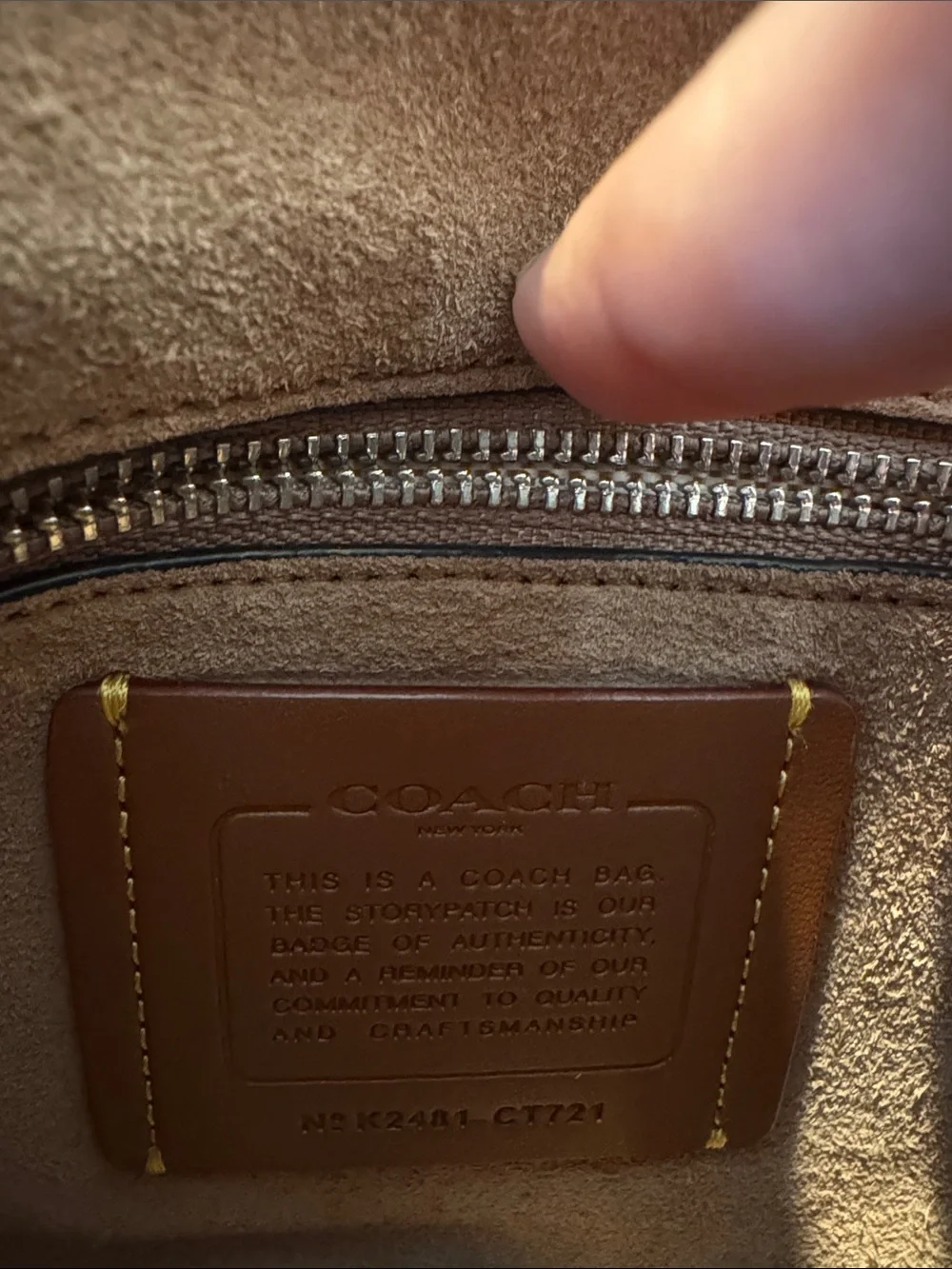 Coach authentic western